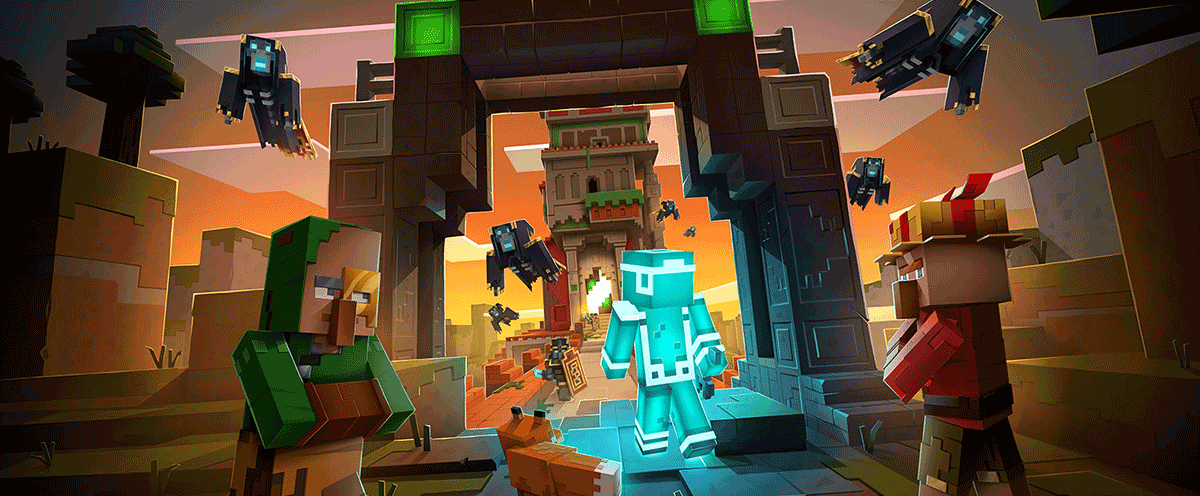 Minecraft launches Corfe Castle