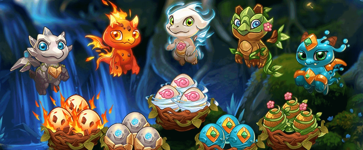 Merge Dragons main areas